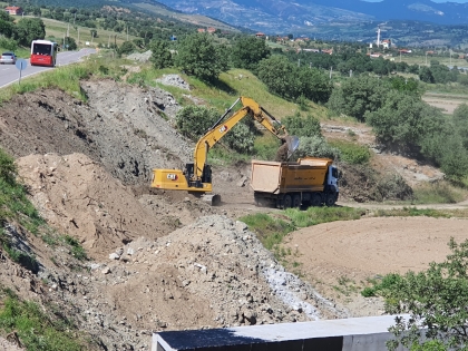 SALİHLİ YOLUNDA ÇALIŞMALAR HIZLANDI