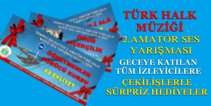 TÜRK HALK MÜZİĞİ AMATÖR SES YARIŞMASI FİNALİ