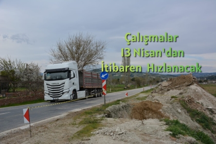 DEMİRCİ - SALİHLİ YOLUNDA ÇALIŞMALAR HIZLANACAK