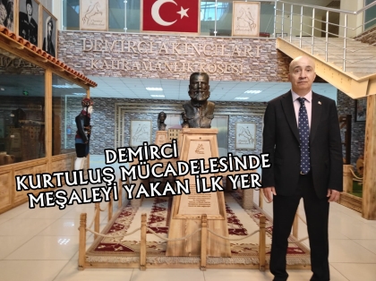 CUMHURBAŞKANI BAŞDANIŞMANI TURGUT ASLAN'DAN DEMİRCİ'YE ZİYARET