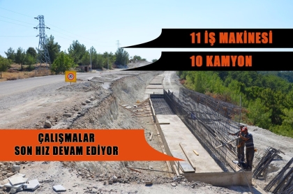 SALİHLİ YOLUNDA ÇALIŞMALAR 