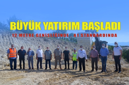 ULAŞIM YATIRIMLARI TAM GAZ , SALİHLİ YOLU BAŞLADI