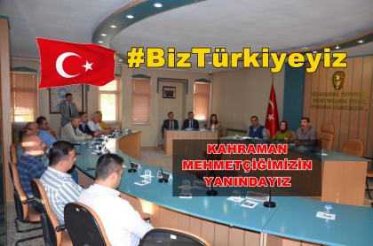 BELEDİYE MECLİSİNDEN ORTAK AÇIKLAMA