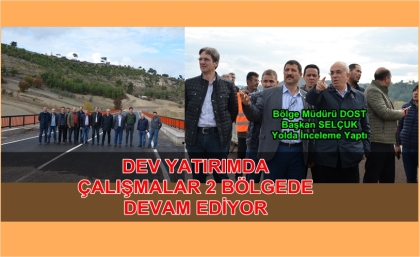 18 KİLOMETRE TAMAMLANDI, DEMİRCİ'DE ULAŞIM YATIRIMLAR TAM GAZ