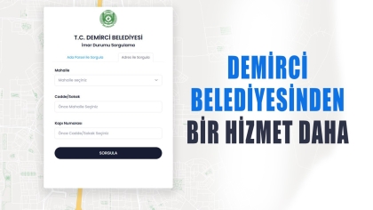 DEMİRCİ BELEDİYESİ HİZMETLERİNİ DİJİTALLEŞTİRİYOR, E-İMAR ARTIK ONLİNE