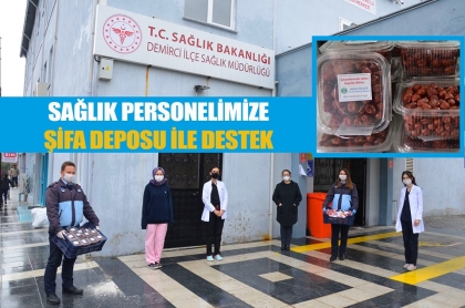 SAĞLIK ÇALIŞANLARINA ŞİFALI HÜNNAP