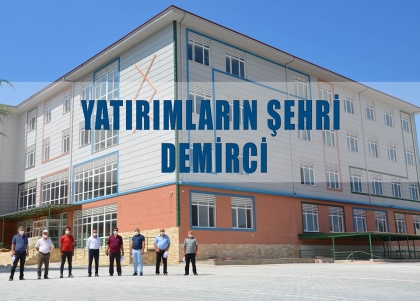 DEMİRCİ İMAM HATİP LİSESİ İNŞAATINDA SONA GELİNDİ