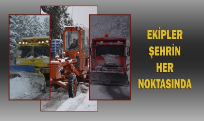 DEMİRCİ BELEDİYESİ, BÜYÜKŞEHİR VE KARAYOLLARI SAHADA