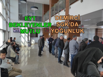 SOSYAL GÜVENLİK MERKEZİNDE EYT YOĞUNLUĞU