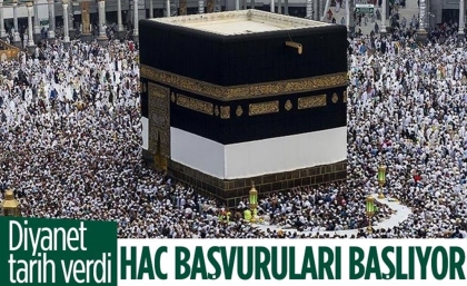 HAC BAŞVURULARI BAŞLIYOR, İŞTE TÜM DETAYLAR