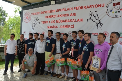 ÜNİVERSİTELER ARASI TENİS 1. LİG MÜSABAKALARI TAMAMLANDI