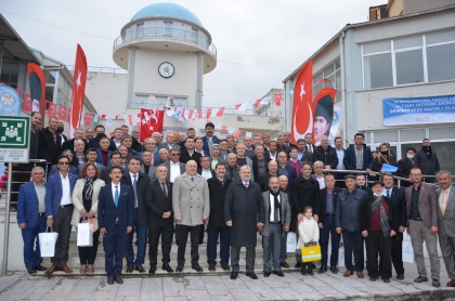 DEMİRCİ'DE KANALİZASYON VE ATIKSU ARITMA TESİSİ TEMELİ ATILDI.