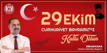 BAŞKANIMIZ ERKAN KARA, CUMHURİYETİMİZ 101 YAŞINDA