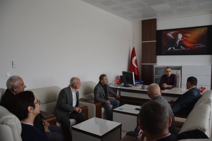 BAŞKAN SELÇUK'TAN, 14 MART TIP BAYRAMI ZİYARETİ