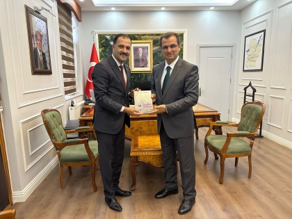 BAŞKANIMIZ ERKAN KARA'DAN, SALİHLİ KAYMAKAMI ALİ GÜLDOĞAN'A ZİYARET