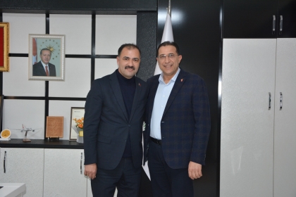 AK PARTİ İL BAŞKANI SÜLEYMAN TURGUT'TAN, BAŞKANIMIZ ERKAN KARA'YA ZİYARET