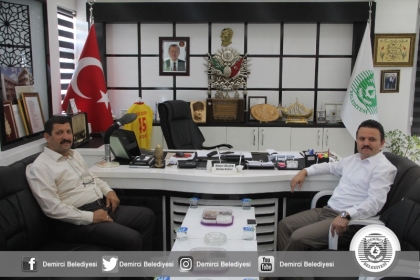 KAYMAKAM AKYOL'DAN, BAŞKAN SELÇUK'A VEDA ZİYARETİ