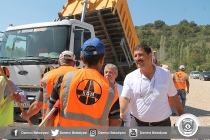 SELENDİ YOLU SON SÜRAT, 2'İNCİ ETAP ASFALT BAŞLADI