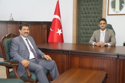 BAŞKAN SELÇUK'TAN, KAYMAKAM KAYA'YA ZİYARET