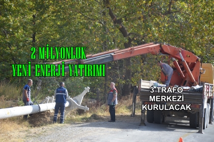 DEMİRCİ'NİN ENERJİ ALTYAPISI GÜÇLENİYOR