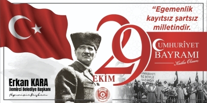 BAŞKANIMIZ ERKAN KARA, CUMHURİYETİMİZ 102 YAŞINDA