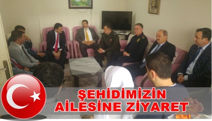 ŞEHİDİMİZİN AİLESİNE ZİYARET