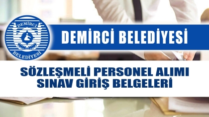 PERSONEL ALIMI SINAV GİRİŞ BELGELERİ