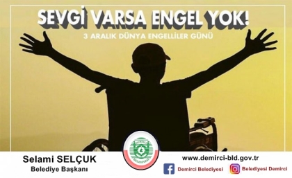 3 ARALIK DÜNYA ENGELLİLER GÜNÜ