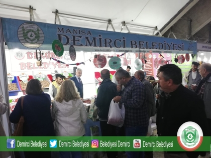 DEMİRCİ BELEDİYESİ, ANKARA FUARINA DAMGA VURDU