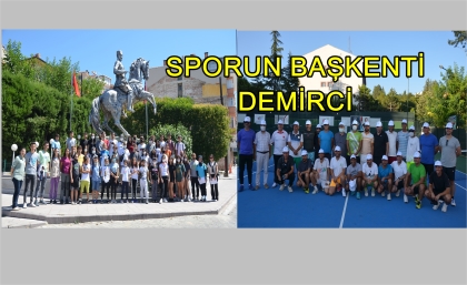DEMİRCİ 2 SPOR ORGANİZASYONUNA EV SAHİPLİĞİ YAPIYOR
