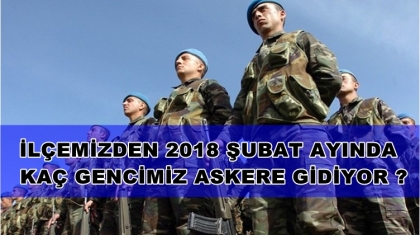 ŞUBAT AYINDA KAÇ GENCİMİZ ASKERE GİDİYOR ?