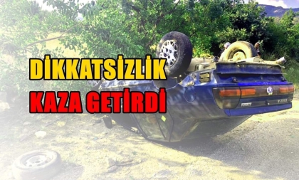 TRAFİK KAZASI, 1 YARALI