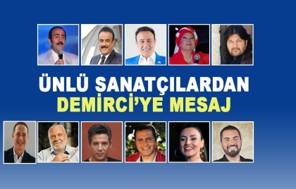 SANATÇILARDAN DEMİRCİ'YE ÖZEL VİDEOLAR, ÇOK YAKINDA YENİLERİ GELİYOR