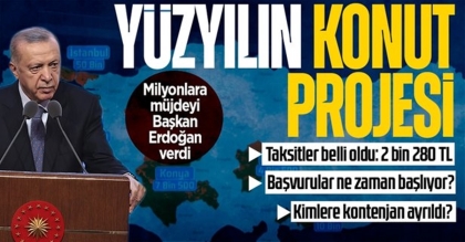 CUMHURBAŞKANIMIZ RECEP TAYYİP ERDOĞAN CUMHURİYET TARİHİNİN EN BÜYÜK SOSYAL KONUT PROJESİNİ AÇIKLADI. 