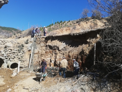 DANIŞMENTLER'DE YATIRIM BAŞLADI
