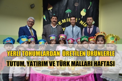 MİNİKLER'DEN, YERLİ TÜRK MALLARI HAFTASI ETKİNLİĞİ