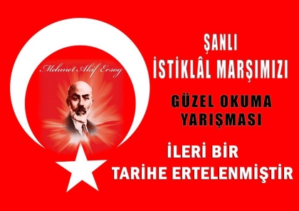 YARIŞMA İLERİ BİR TARİHE ERTELENDİ