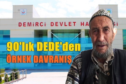 ALİ DEDE'DEN ÖRNEK DAVRANIŞ