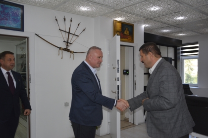 TİCARET VE SANAYİ ODASINDAN, BELEDİYE BAŞKANIMIZ SELAMİ SELÇUK'A ZİYARET