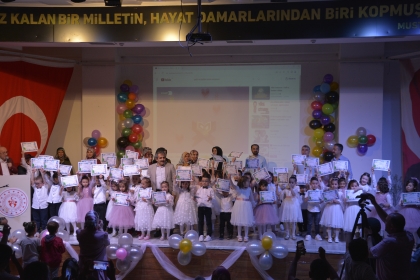 4-6 YAŞ KUR'AN KURSU YIL SONU PROGRAMI YAPILDI