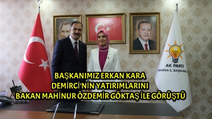 ​BAŞKANIMIZ ERKAN KARA, HER ALANDA DEMİRCİ'MİZ İÇİN ÇALIŞIYORUZ