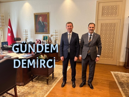 BAŞKANIMIZ ERKAN KARA, CUMHURBAŞKANLIĞI İDARİ İŞLER BAŞKANI HAKKI SUSMAZ'I ZİYARET ETTİ. 