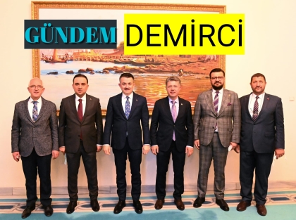 BAŞKAN SELÇUK, TARIM VE ORMAN BAKANI PAKDEMİRLİ İLE GÖRÜŞTÜ