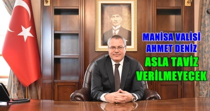 MANİSA VALİSİ AHMET DENİZ, TOPLANTI SONRASI AÇIKLADI