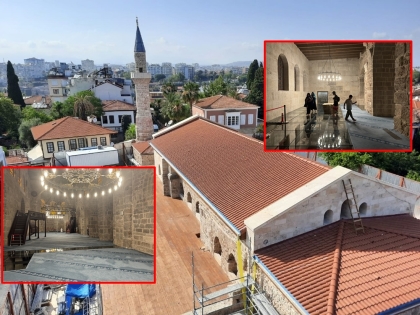 TARİHİ ŞEHZADE KORKUT CAMİSİ’NİN HALILARI DEMİRCİ’DE DOKUNDU