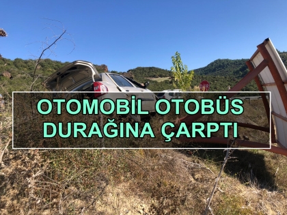 DEMİRCİ'DE TRAFİK KAZASI, 2 YARALI