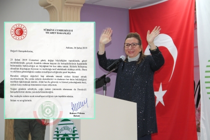 BAKANIMIZDAN HEMŞERİLERİNE DUYGU YÜKLÜ MEKTUP