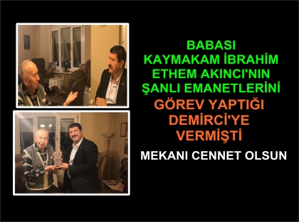 MİLLİ MÜCADELE KAHRAMANIMIZIN OĞLU VEFAT ETTİ