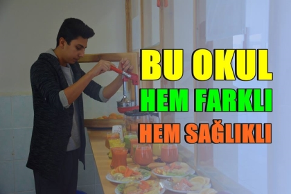 BU OKUL HEM FARKLI, HEM SAĞLIKLI