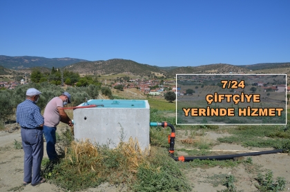 DEMİRCİ'NİN 2 BARAJI ÇİFTÇİLERE HİZMET VERİYOR